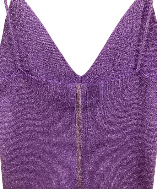 Ron Herman（ロンハーマン）Ron Herman (ロンハーマン) KANAKO SAKAI (カナコ サカイ) 別注グリッターキャミソール パープル サイズ:SIZE Freeの古着・服飾アイテム