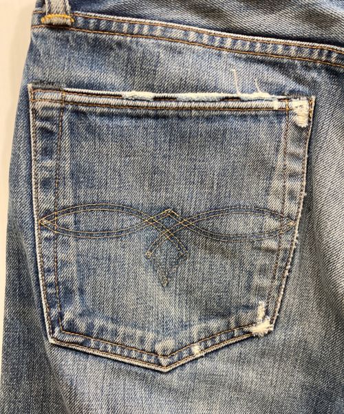 RRL（ダブルアールエル）RRL (ダブルアールエル) ダメージ加工デニムパンツ サイズ:31の古着・服飾アイテム