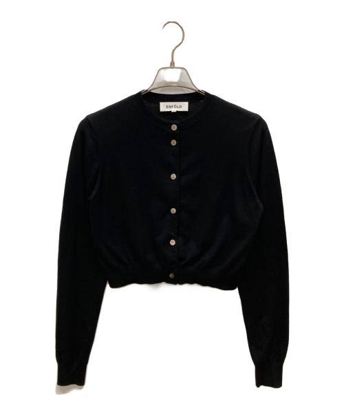 ENFOLD（エンフォルド）ENFOLD (エンフォルド) LAYERED CARDIGAN ブラック サイズ:38の古着・服飾アイテム