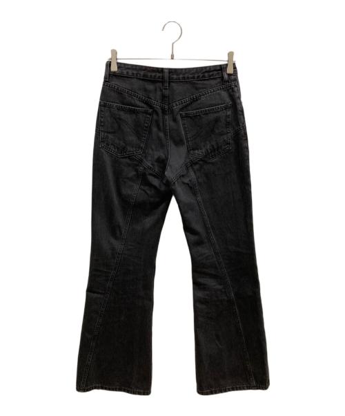 BABY KIY（ベイビーキィ）BABY KIY (ベイビーキィ) Sea Room Lynn (シールームリン) ローウエストフレアパンツ ブラック サイズ:SIZE 24の古着・服飾アイテム