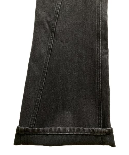 BABY KIY（ベイビーキィ）BABY KIY (ベイビーキィ) Sea Room Lynn (シールームリン) ローウエストフレアパンツ ブラック サイズ:SIZE 24の古着・服飾アイテム