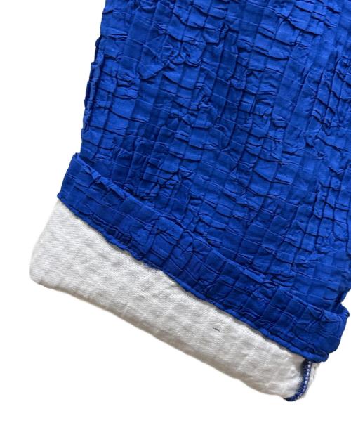 MAISON SPECIAL（メゾンスペシャル）MAISON SPECIAL (メゾンスペシャル) スクエアプリーツトップ ブルー サイズ:SIZE Freeの古着・服飾アイテム