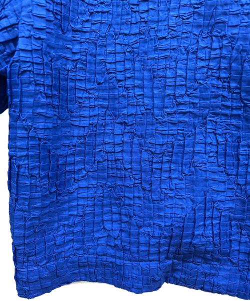 MAISON SPECIAL（メゾンスペシャル）MAISON SPECIAL (メゾンスペシャル) スクエアプリーツトップ ブルー サイズ:SIZE Freeの古着・服飾アイテム