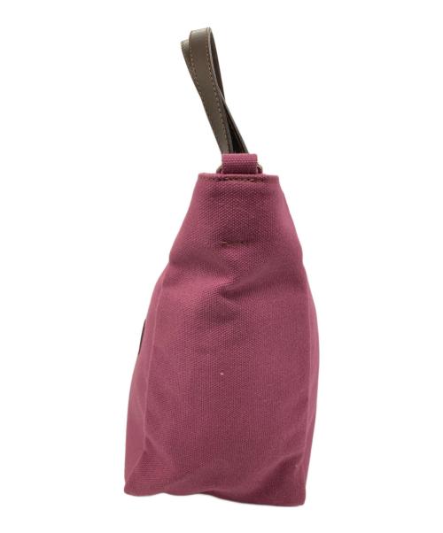 LANVIN（ランバン）LANVIN (ライバン) コットンキャンバス2WAYバッグ ピンクの古着・服飾アイテム