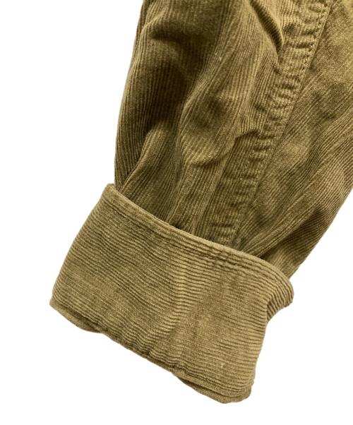 THE NORTHFACE PURPLELABEL（ザ・ノースフェイス パープルレーベル）THE NORTHFACE PURPLELABEL (ザ・ノースフェイス パープルレーベル) Organic Cotton Corduroy Panel Big Shirt オリーブ サイズ:SIZE Mの古着・服飾アイテム