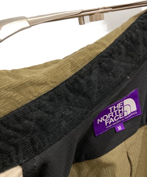 THE NORTHFACE PURPLELABEL（ザ・ノースフェイス パープルレーベル）THE NORTHFACE PURPLELABEL (ザ・ノースフェイス パープルレーベル) Organic Cotton Corduroy Panel Big Shirt オリーブ サイズ:SIZE Mの古着・服飾アイテム
