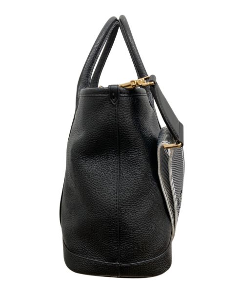 MICHAEL KORS（マイケル・コース）MICHAEL KORS (マイケルコース) LUISA 2WAYショルダーバッグ ブラックの古着・服飾アイテム