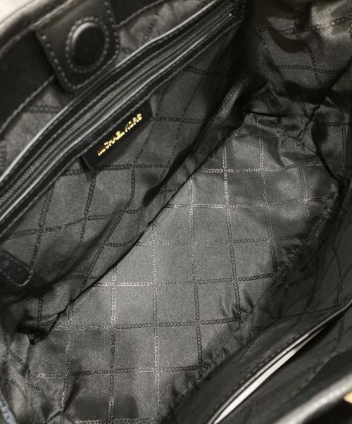 MICHAEL KORS（マイケル・コース）MICHAEL KORS (マイケルコース) LUISA 2WAYショルダーバッグ ブラックの古着・服飾アイテム