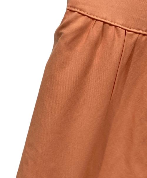 M'S GRACY（エムズグレイシー）M'S GRACY (エムズグレイシー) ボリュームギャザーフレアースカート オレンジ サイズ:38の古着・服飾アイテム