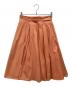 M'S GRACY（エムズグレイシー）の古着「ボリュームギャザーフレアースカート」｜オレンジ