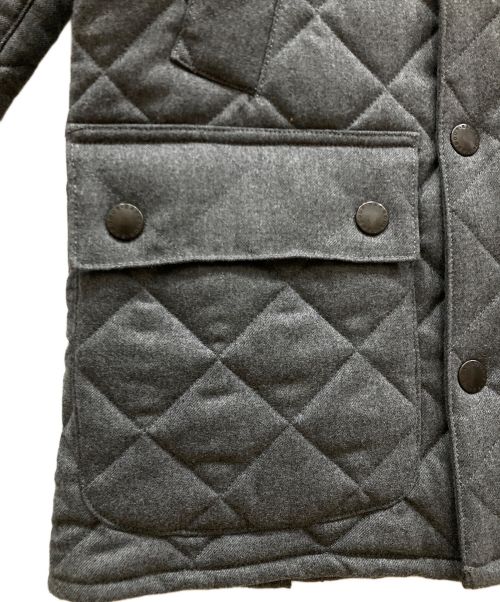 Barbour（バブアー）Barbour (バブアー) SHIPS (シップス) ウールビデイルキルティングジャケット グレー サイズ:34の古着・服飾アイテム