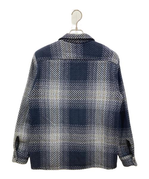 WAX LONDON（ワックスロンドン）WAX LONDON (ワックスロンドン) Whiting Overshirt ネイビー サイズ:SIZE Mの古着・服飾アイテム