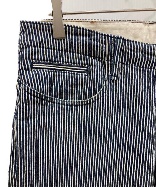 NATAL DESIGN（ネイタルデザイン）NATAL DESIGN (ネイタルデザイン) ストライプパンツ ネイビー×ホワイト サイズ:W34の古着・服飾アイテム