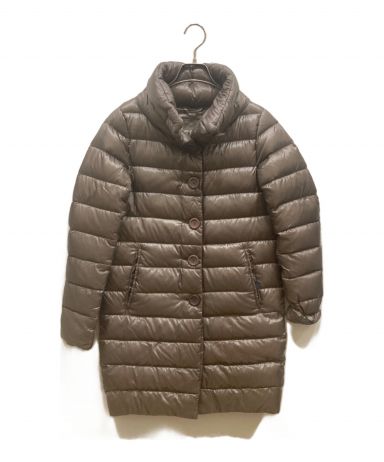 HERNO ヘルノ　ダウンベスト　ブラウン　インナー　PRODUZ LAVJAP HERNO ヘルノ [秋冬] ダウンベスト POLAR-TECH リブネック PI001151U