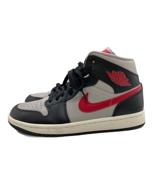 NIKE（ナイキ）NIKE (ナイキ) Air Jordan 1 Mid グレー×ブラック サイズ:24cmの古着・服飾アイテム