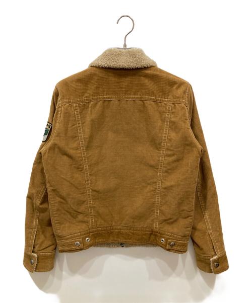 DIESEL（ディーゼル）DIESEL (ディーゼル) コーデュロイボアジャケット ブラウン サイズ:Sの古着・服飾アイテム