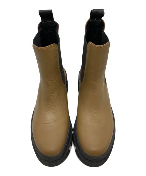 REMME（レメ）REMME (レメ) サイドゴアブーツ ブラウン サイズ:37の古着・服飾アイテム