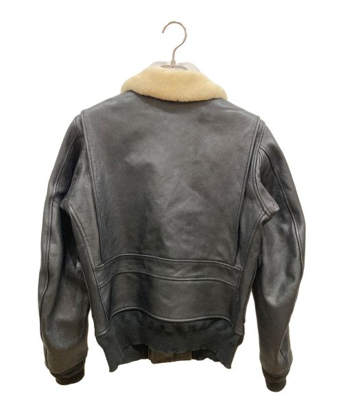 J.S HOMESTEAD（ジャーナルスタンダード ホームステッド）J.S HOMESTEAD (ジャーナルスタンダード ホームステッド) ゴートシュリンクレザーG-1ブルゾン ブラック サイズ:Mの古着・服飾アイテム