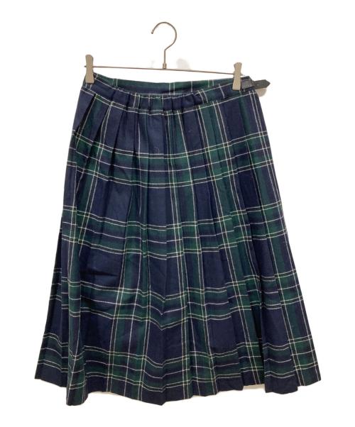 O'NEIL OF DUBLIN（オニールオブダブリン）O'NEIL OF DUBLIN (オニールオブダブリン) チェックスカート ネイビー×グリーン サイズ:SIZE38の古着・服飾アイテム