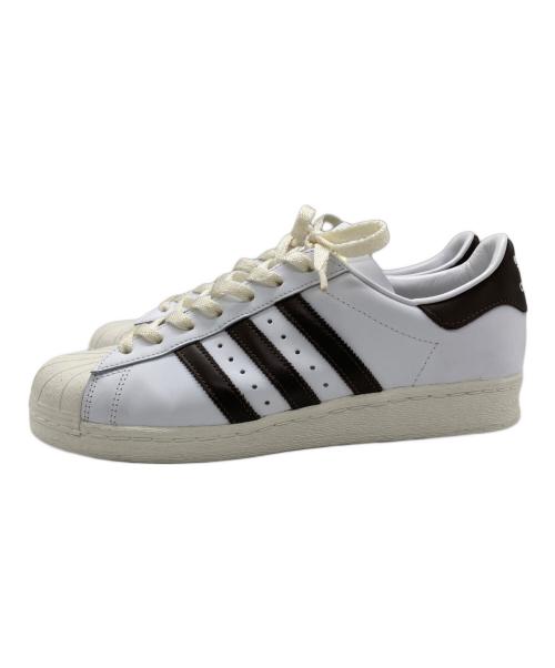 adidas（アディダス）adidas (アディダス) SUPERSTAR 82 ホワイト×ブラウン サイズ:28の古着・服飾アイテム