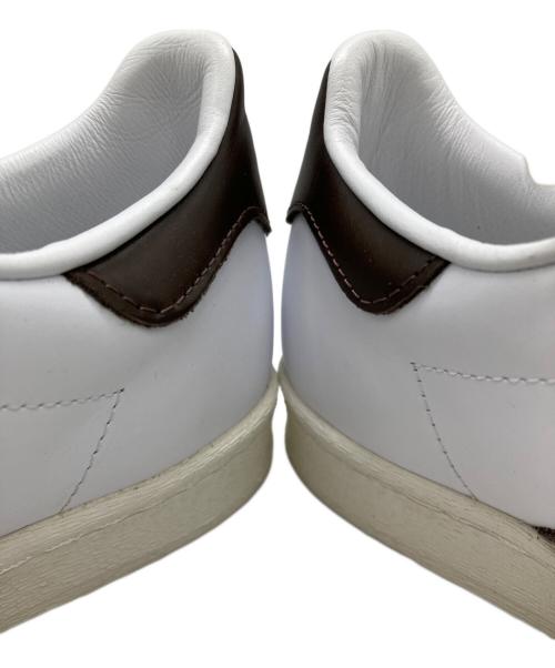 adidas（アディダス）adidas (アディダス) SUPERSTAR 82 ホワイト×ブラウン サイズ:28の古着・服飾アイテム
