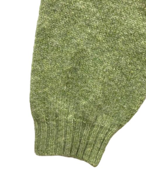 Harley of SCOTLAND（ハーレーオブスコットランド）Harley of SCOTLAND (ハーレーオブスコットランド) ウールニット グリーン サイズ:40の古着・服飾アイテム