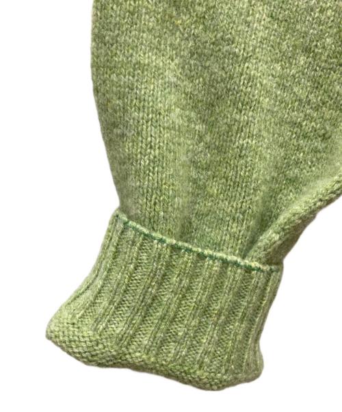 Harley of SCOTLAND（ハーレーオブスコットランド）Harley of SCOTLAND (ハーレーオブスコットランド) ウールニット グリーン サイズ:40の古着・服飾アイテム