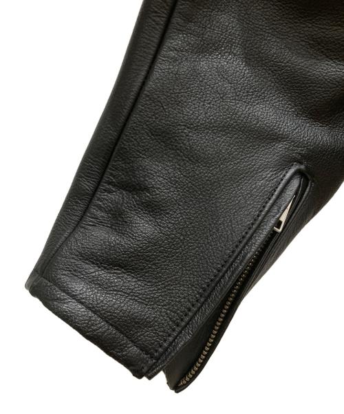 Rookie（ルーキー）Rookie (ルーキー) ダブルライダースジャケット ブラック サイズ:ⅬⅬの古着・服飾アイテム