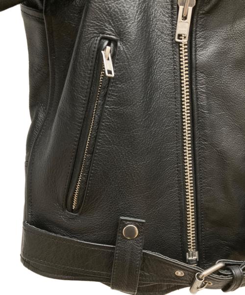 Rookie（ルーキー）Rookie (ルーキー) ダブルライダースジャケット ブラック サイズ:ⅬⅬの古着・服飾アイテム