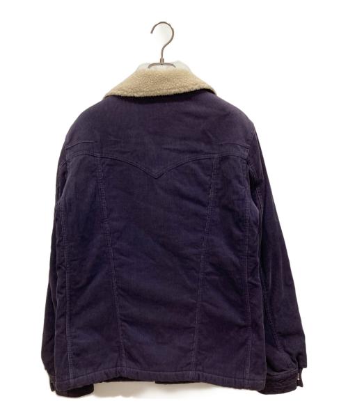 n(n) by NUMBER (N)INE（エヌエヌバイナンバーナイン）n(n) by NUMBER (N)INE (エヌエヌバイナンバーナイン) ボアランチジャケット パープル サイズ:4の古着・服飾アイテム