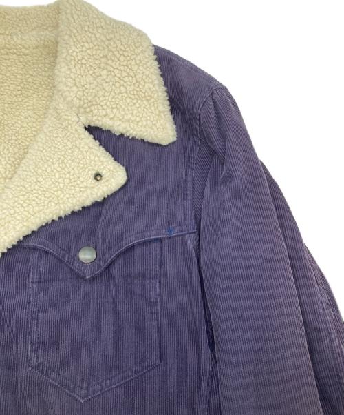 n(n) by NUMBER (N)INE（エヌエヌバイナンバーナイン）n(n) by NUMBER (N)INE (エヌエヌバイナンバーナイン) ボアランチジャケット パープル サイズ:4の古着・服飾アイテム