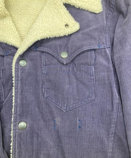 n(n) by NUMBER (N)INE（エヌエヌバイナンバーナイン）n(n) by NUMBER (N)INE (エヌエヌバイナンバーナイン) ボアランチジャケット パープル サイズ:4の古着・服飾アイテム