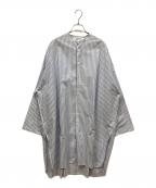 Veritecoeurヴェリテクール）の古着「チュニックブラウス」｜ブルー