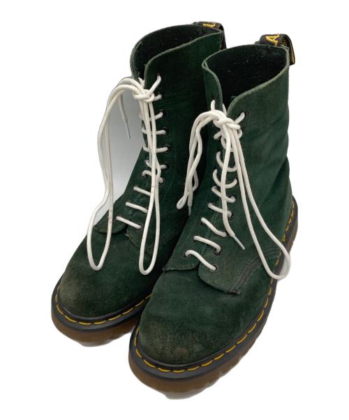 Dr.Martens（ドクターマーチン）Dr.Martens (ドクターマーチン) レースアップブーツ グリーン サイズ:7の古着・服飾アイテム