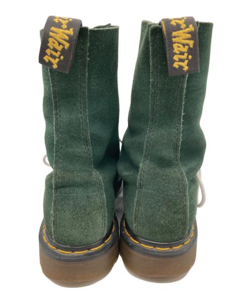 Dr.Martens（ドクターマーチン）Dr.Martens (ドクターマーチン) レースアップブーツ グリーン サイズ:7の古着・服飾アイテム