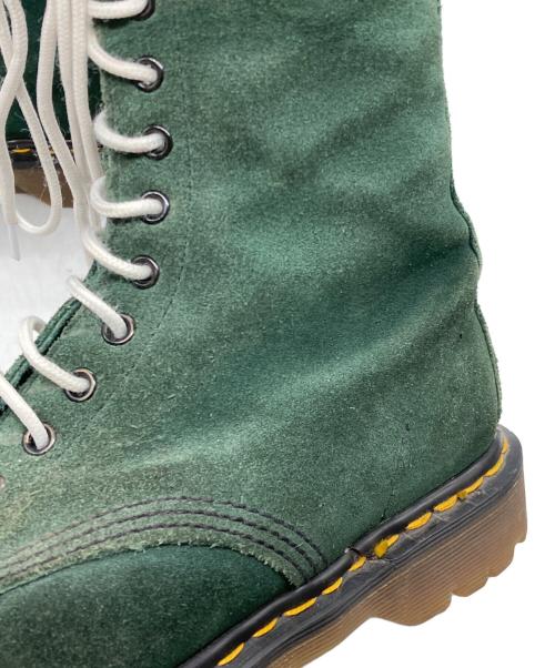 Dr.Martens（ドクターマーチン）Dr.Martens (ドクターマーチン) レースアップブーツ グリーン サイズ:7の古着・服飾アイテム