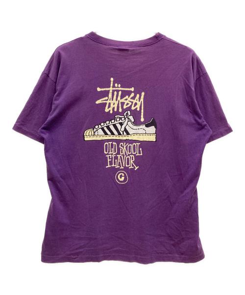stussy（ステューシー）stussy (ステューシー) OLD SKOOL FLAVOR TEE パープル サイズ:SIZE Mの古着・服飾アイテム