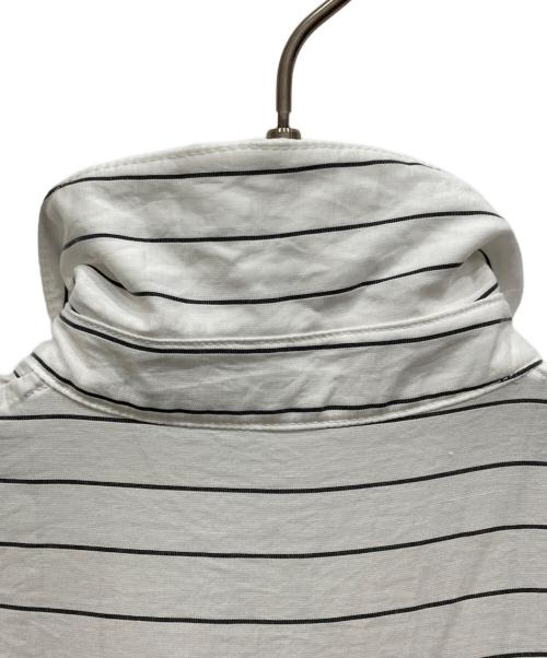 HER LIP TO（ハーリップトゥ）Her lip to (ハーリップトゥ) Lace Trimming Stripe Shirt Dress ホワイト サイズ:Sの古着・服飾アイテム