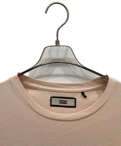 KITH（キス）KITH (キス) ボックスロゴTシャツ ピンク サイズ:Ⅼの古着・服飾アイテム