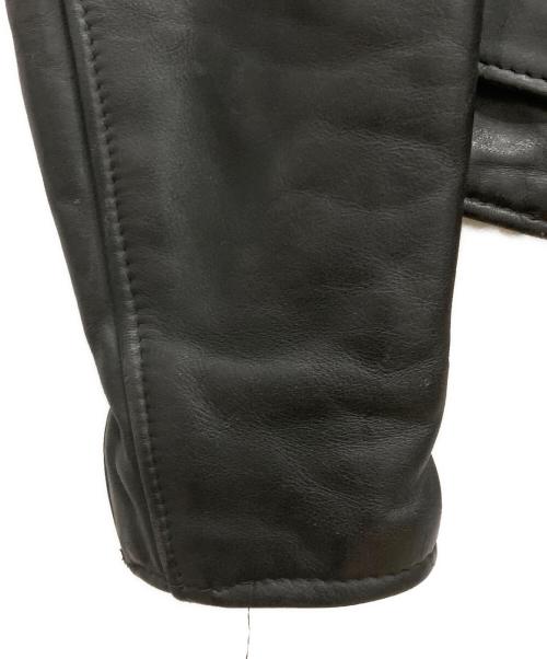 Schott（ショット）shott (ショット) ダブルライダースレザージャケット ブラック サイズ:36の古着・服飾アイテム