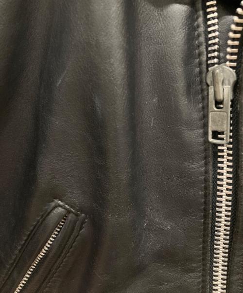 Schott（ショット）shott (ショット) ダブルライダースレザージャケット ブラック サイズ:36の古着・服飾アイテム