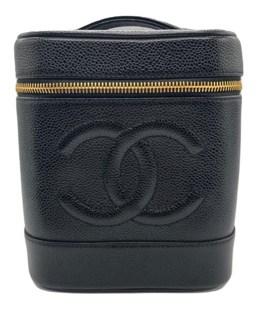 CHANEL（シャネル）CHANEL (シャネル) ココマーク バニティバッグ ブラックの古着・服飾アイテム
