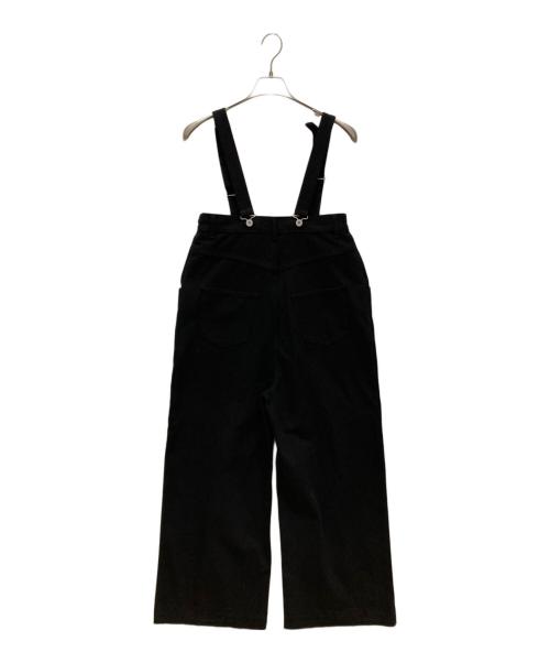 DOUDOU（ドゥドゥ）DOUDOU (ドゥドゥ) ツイルサロペット ブラック サイズ:SIZE Freeの古着・服飾アイテム