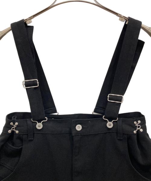 DOUDOU（ドゥドゥ）DOUDOU (ドゥドゥ) ツイルサロペット ブラック サイズ:SIZE Freeの古着・服飾アイテム