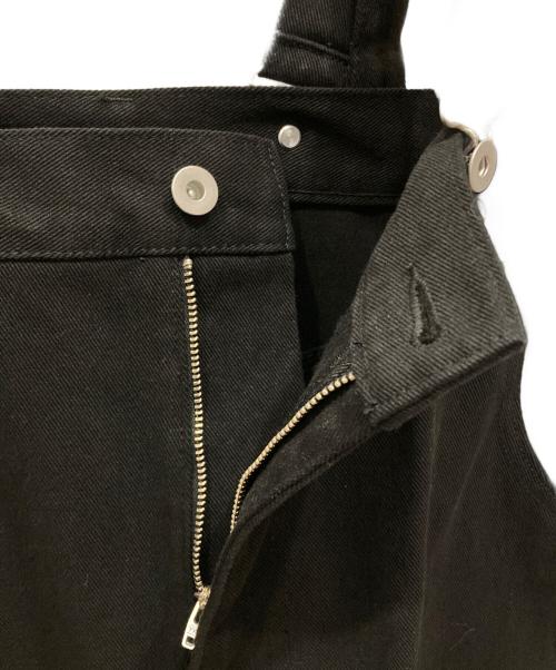 DOUDOU（ドゥドゥ）DOUDOU (ドゥドゥ) ツイルサロペット ブラック サイズ:SIZE Freeの古着・服飾アイテム