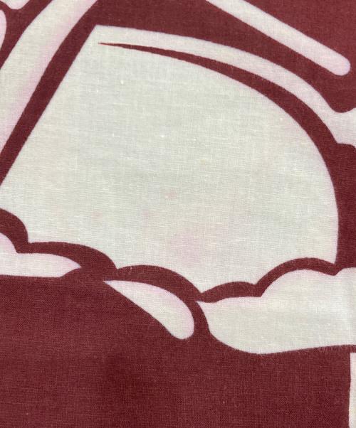 BURBERRY BLACK LABEL（バーバリーブラックレーベル）BURBERRY BLACK LABEL (バーバリーブラックレーベル) ホース柄シャツ ボルドー サイズ:2の古着・服飾アイテム