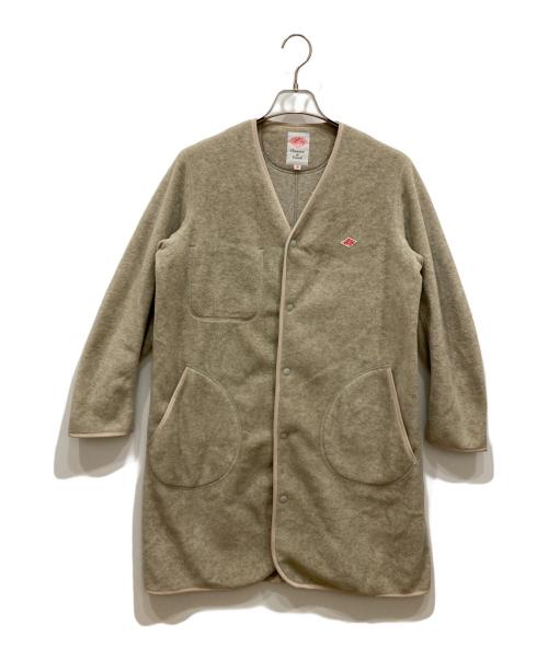 DANTON（ダントン）DANTON (ダントン) FLEECE COLLARLESS COAT ベージュ サイズ:36の古着・服飾アイテム