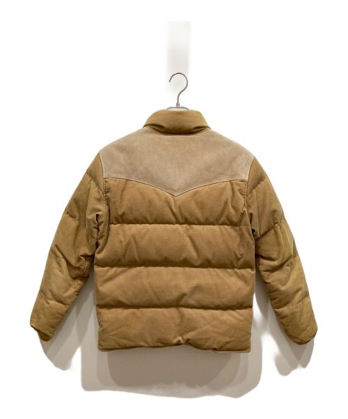 Ron Herman（ロンハーマン）Ron Herman (ロンハーマン) コーデュロイコンチョダウンジャケット ベージュ サイズ:Sの古着・服飾アイテム