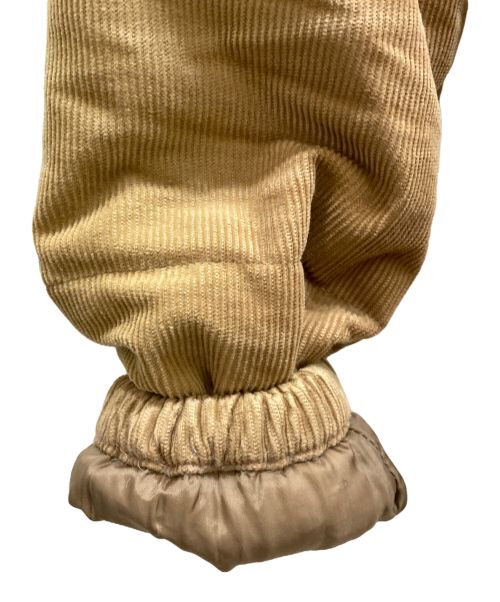 Ron Herman（ロンハーマン）Ron Herman (ロンハーマン) コーデュロイコンチョダウンジャケット ベージュ サイズ:Sの古着・服飾アイテム