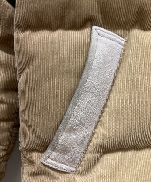 Ron Herman（ロンハーマン）Ron Herman (ロンハーマン) コーデュロイコンチョダウンジャケット ベージュ サイズ:Sの古着・服飾アイテム